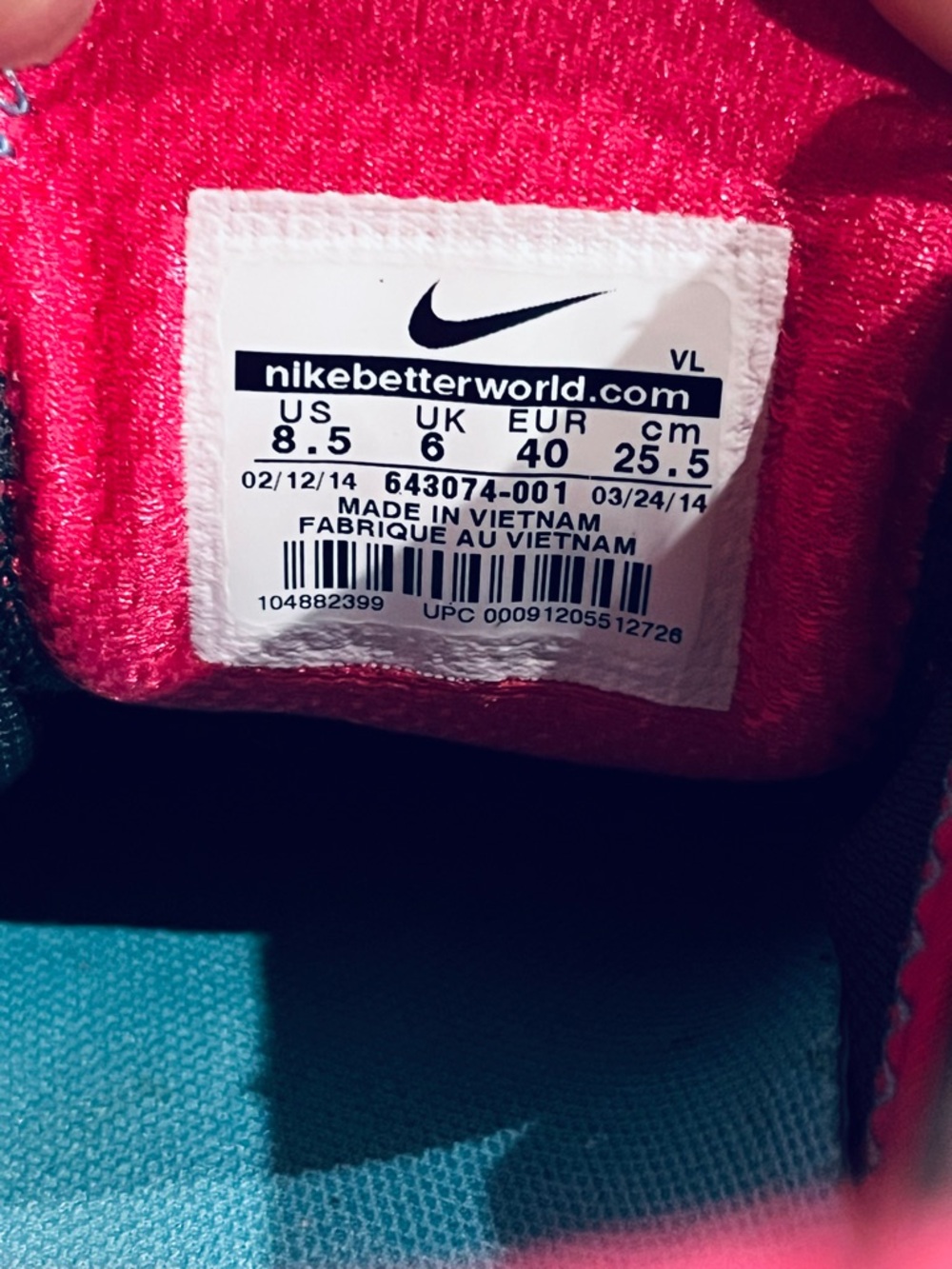 Nike Wild Trail Sneaker - Black & Pink - Picture 7 of 8